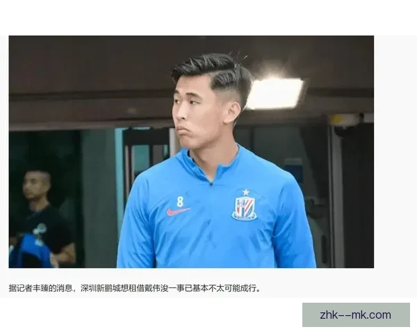 戴伟浚在上海申花出场时间骤减引发热议未来去向与国足前景成焦点